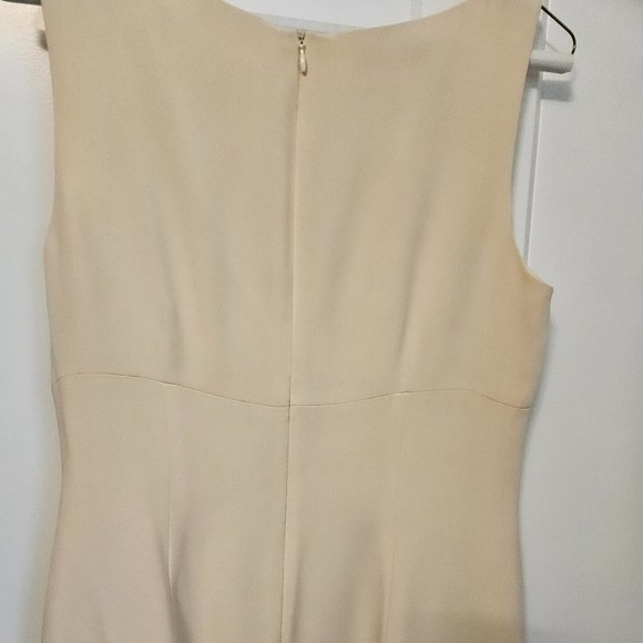 Windsmoor Pale Yellow Silk Sheath Sz 10 - Picture 5 of 15
